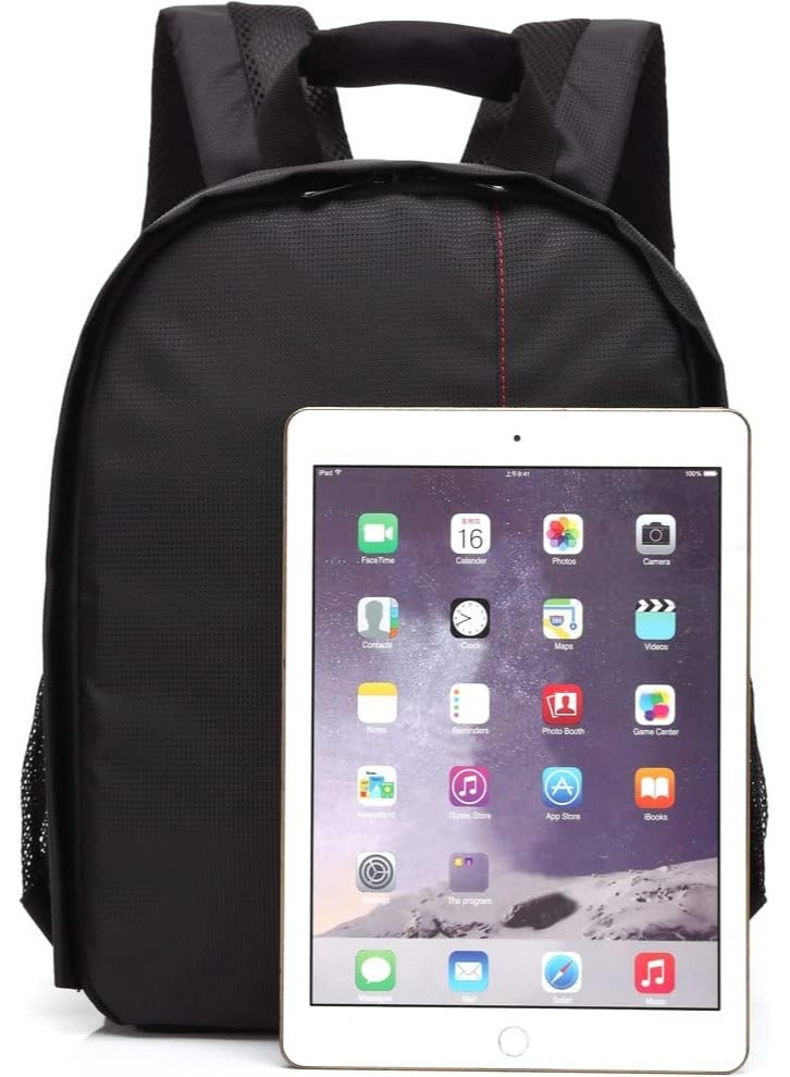 Chabeia Camera Bag ，Shockproof Photo Camera Backpack ，Waterproof Camera Bag for SLR Cameras and Laptop , Purple , 13.0 × 10.4 × 4.9 inches - Image 5